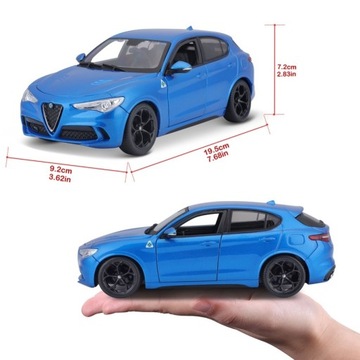 Модель Alfa Romeo Stelvio 1:24 Bburago 18-21086