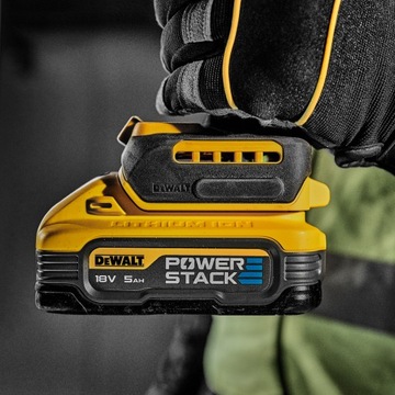 2 аккумулятора Powerstack 18 В, 5 Ач DeWALT DCBP518H2