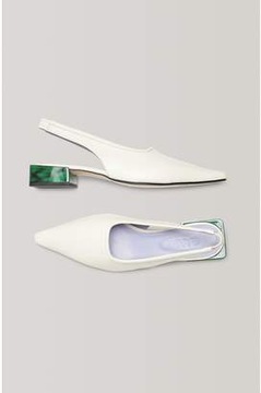 GANNI buty 38 LOW HEEL FLATS
