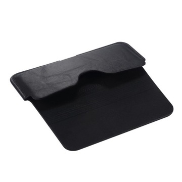 Горизонтальная кобура из натуральной кожи для поясного чехла для телефона размером до 7,2 дюйма.