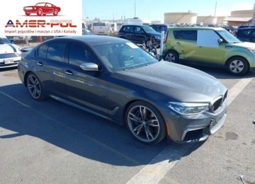 BMW Seria 5 G30-G31 2018 BMW Seria 5 2018r., M550IX, od ubezpieczalni 4.4 Benzyna 456KM