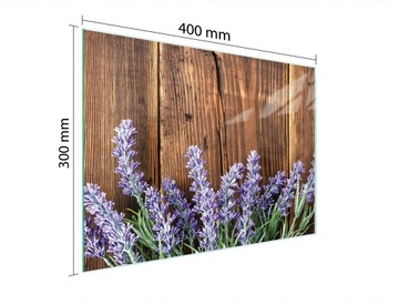 SZKLANA DESKA DO KROJENIA 40x30 LAWENDA SZYBA HARTOWANA