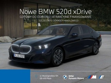 BMW Seria 5 G90-91 Touring 2.0 520d 197KM 2025 BMW Seria 5 20d xDrive 197 KM mHEV - Gotowy do Odbioru - Pakiet M Pro - Pa