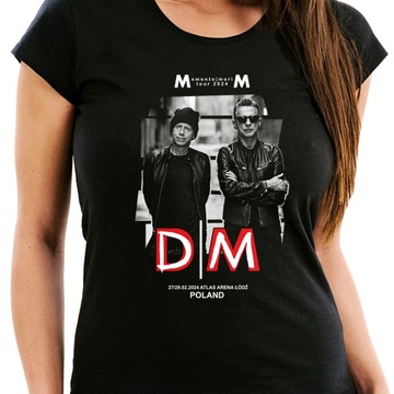 DEPECHE MODE MEMENTO MORI TOUR ŁÓDŹ 2024 KOSZULKA DAMSKA XL