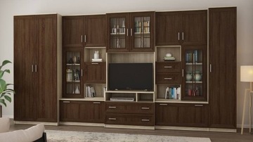 Meblościanka LENA 4,05 m Bardzo DUŻA, MEGA pojemna