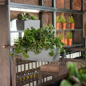 Цветочный горшок, балконный ящик BALCONERA Stone 40 песок бежевый Lechuza