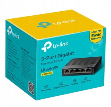 ЭНЕРГОСБЕРЕГАЮЩИЙ ПЕРЕКЛЮЧАТЕЛЬ GIGA TP-LINK LS1005G