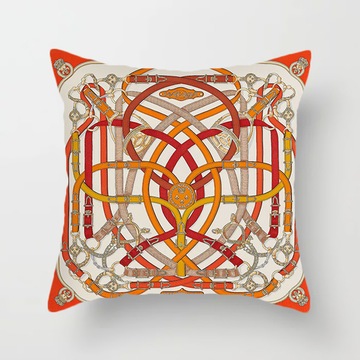 Poszewka Home Decor Car Sofa Cushion Cover Orange