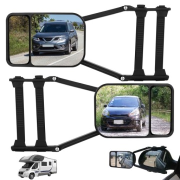 2 Pevná Zrcátka S Větším A Menším Zrcátkem Pro Suv A Rv