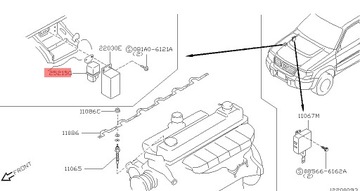 NISSAN RELÉ SVÍČEK ŽHAVÍCÍCH 2523018A0A 25230-18A0A ORIGINÁLNÍ