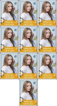 RAMKA ZATRZASKOWA A4 NA PLAKAT INFORMACYJNA x 10