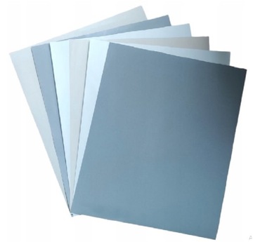 ZESTAW PAPIER ŚCIERNY WODNY ARKUSZ P800 - P2500