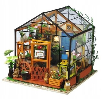 Robotime miniaturowy domek dla lalek DIY domek dla