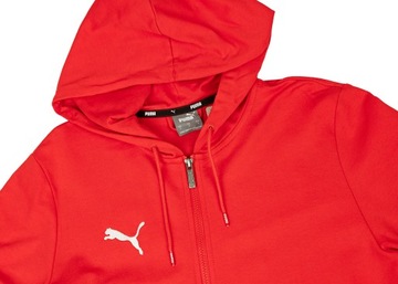 PUMA bluza męska sportowa z kapturem rozpinana hoodie Team Goal roz. XXL