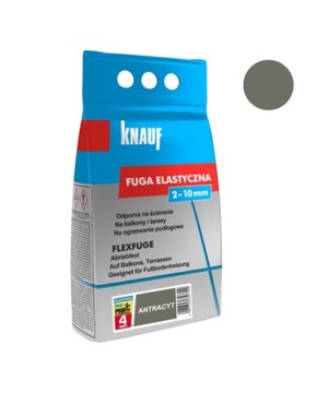 Fuga elastyczna 4 kg antracyt Knauf