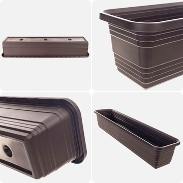 БАЛКОННАЯ ЯЩИКА ЦВЕТОЧНЫЙ ВАЗ 80см MOKKA FLOWER BOX KADAX