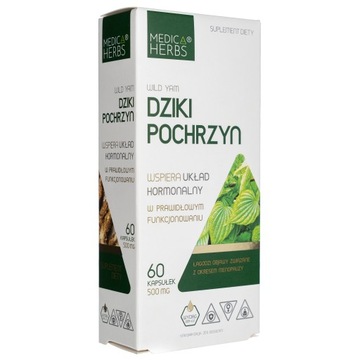 Medica Herbs Wyciąg z kłącza Wild Yam menopauza