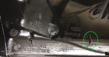 AUDI A3 (8P) A4 (B6) (B7) A6 C6 POUZDRO ZRCÁTKO PRAVÁ 8E0857508 ČERNÁ