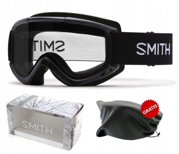 Gogle narciarskie SMITH CLASSIC CASCADE black szyba clear S0
