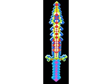 СВЕТЯЩИЙСЯ МЕЧ МАЙНКРАФТ 62 СМ СО ЗВУКОМ