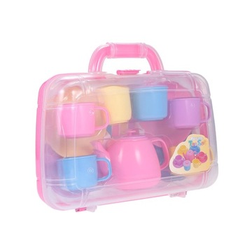 Zabawki Montessori Zabawka edukacyjna Symulacja Szklanka do herbaty z futerałem do przenoszenia Herbata różowa