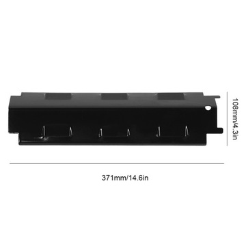 OSŁONA PALNIKA NA PALNIK GRILLA GAZOWEGO 371X108MM