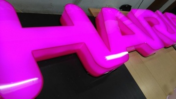 3D 3D буквы, подсветка светодиодная, оргстекло, 30 см
