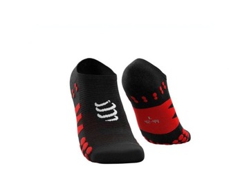 Compressport skarpetki No Show stópki czarne [Rozmiar 42-44]