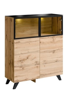 WITRYNA NISKA FINN + LED - RAMKI ALUMIN