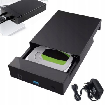 КОРПУС ДЛЯ ДИСКОВ 3,5 SATA USB 3.0 ОТСЕК ДЛЯ ДИСКОВ