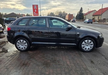 Audi A3 8P Hatchback 3d 2.0 TDI PD 140KM 2005 Audi A3 Sportback 2.0DieselQUATTROZarejestrowana w Polscekomplet alufelg, zdjęcie 6
