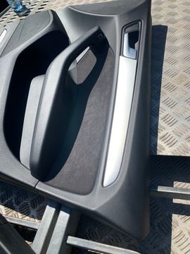 ОБИВКА БОКОВОЙ ДВЕРИ ПЕРЕДНЯЯ ЗАДНЯЯ Q5 8R 2011-17 КОМПЛЕКТ АЛЬКАНТАРЫ