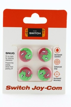 4x ВЕРХНИЕ ЛАСТИНКИ Splatoon 2, зелено-розовые