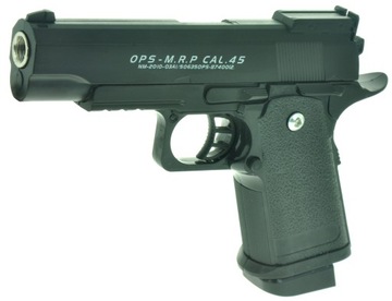 МЕТАЛЛИЧЕСКИЙ ПИСТОЛЕТ ДЛЯ ПЛАСТИКОВЫХ ШАРИКОВ BLACK OPS