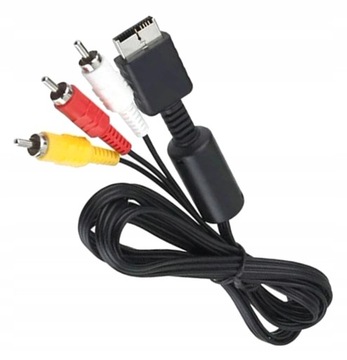 AV-КАБЕЛЬ 3x CHINCH RCA КОМПОЗИТНЫЙ АУДИО ДЛЯ PS2 PS3 PSX PSP28 КОНСОЛЬ