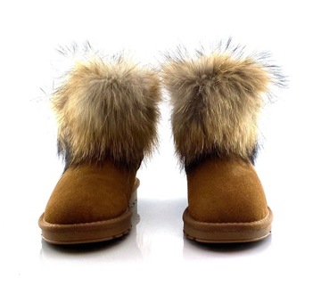 W5820 ВЕРБЛЮЖНАЯ НАТУРАЛЬНАЯ КОЖА, МЕХ ЕНОТА