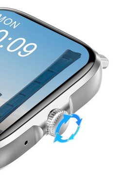 ZEGAREK SMARTWATCH CIŚNIENIOMIERZ PULSOKSYMETR ROZMOWY POL MENU 2 PASKI