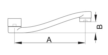 ИЗЛИС ДЛЯ ОДНОРЫЧАЧНОЙ РАКОВИНЫ 180 ММ
