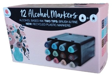 TWIN MARKERY alkoholowe 12szt 195-223