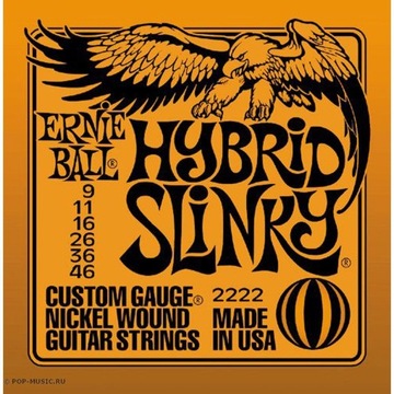 STRUNY ERNIE BALL 2222 9-46 DO ELEKTRYKA + KOSTKI