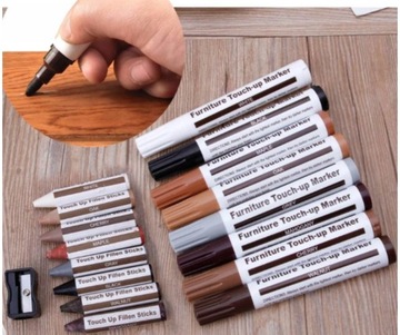 XXL набор для ремонта деревянных мебельных щитов, маркер 21 шт. воск