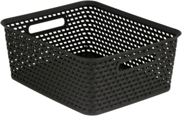 ИЗОГНУТАЯ КОРЗИНА КОНТЕЙНЕРНАЯ КОРЗИНА ВАШ СТИЛЬ ТЕМНО-КОРИЧНЕВЫЙ M