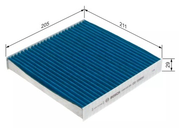 BOSCH 0 986 628 584 FILTR VENTILACE PROSTORU SPOLUJEZDCE