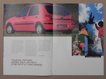 Prospekt - MAZDA 121 - 1998 r