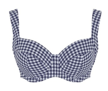 STRÓJ KĄPIELOWY GÓRA PANACHE GINGHAM OLIVIA MIĘKKI 34G/75G GRANAT