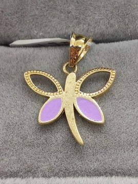 ЗОЛОТОЙ КУЛОН БАБОЧКА PR.585