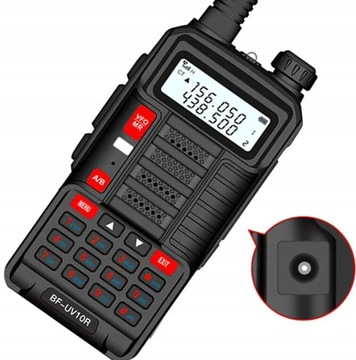 Baofeng BF-UV10R 8W Walkie Talkie High Power Черный