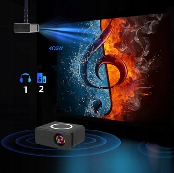 USB LED HD ПОЛНЫЙ МИНИ ПОРТАТИВНЫЙ ПРОЕКТОР