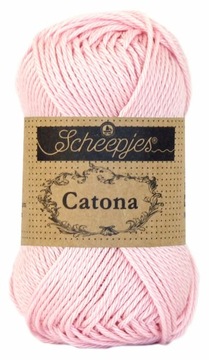 Włóczka Scheepjes Catona 238 / 50 g - pudrowy róż