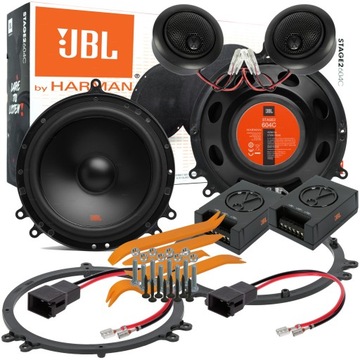JBL STAGE2 604C GŁOŚNIKI AUDI A6 C6 TT 8N PRZÓD